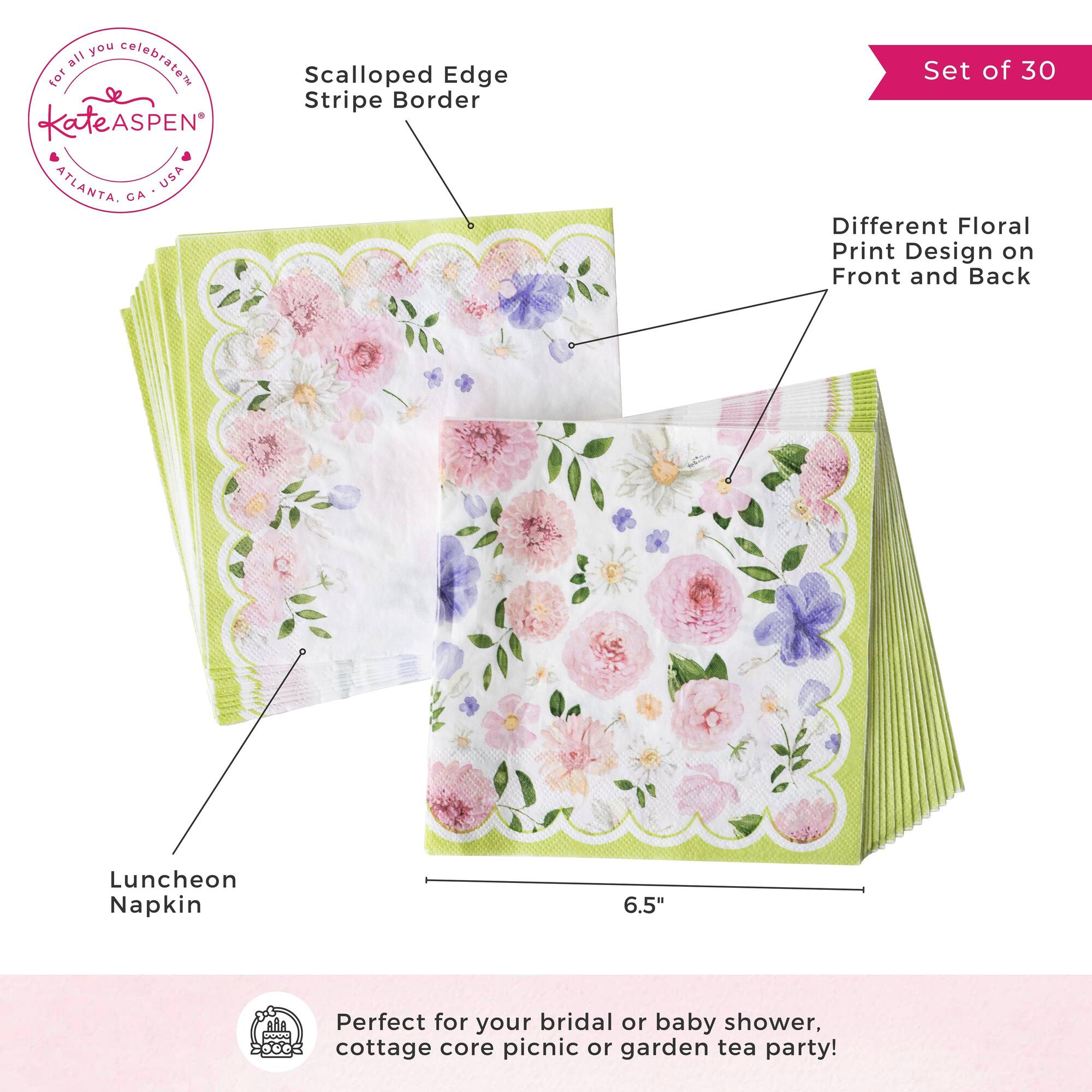 Kate Aspen® Tea Time Party 2-Ply Paper Napkins Set
